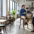 Bar Chair – Dark Walnut – Wood | N/A | N/A | Commercial – Indoor