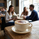 Cappuccino Cups – 355ml Nutmeg Cream – Super Vitrified Ceramic – Café & Restaurant Use