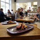 Chefs' Oblong Plates – 298mm Deep Purple – Stonecast | Durable | Commercial – Indoor/Outdoor