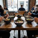 Rimmed Coupe Bowls – Indigo – 240mm – Hand-Glazed Porcelain – Restaurant & Hospitality