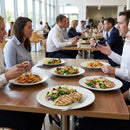 Coupe Plates – 255mm – Durable Porcelain | 12 Pack – Commercial Use