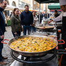 Carbon Steel Paella Pan – 46cm – Carbon Steel | 2mm Thickness | 4-6 Servings – Outdoor Cooking