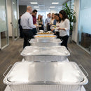 Foil Container Waxed Lids – Large – Waxed Cardboard – Food Transport & Takeaway