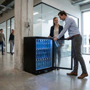 Bottle Cooler – 150Ltr Black – Single Hinged Door | Commercial | Indoor