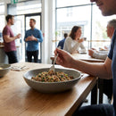 Deep Bowls – 215mm Peppercorn Grey – Organic Shape, 770ml – Commercial & Restaurant Use