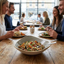 Stonecast Raw Lotus Bowls – Grey 228mm – Semi-Matte Glaze & Rustic Edge – Commercial Hospitality Use