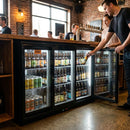 Beer Cooler Triple Sliding Door – 900mm – 330L Capacity – Commercial Bar Use