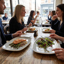 Rectangular Plates – 199 x 300mm Peppercorn Grey – Artisan Finish – Commercial & Restaurant Use