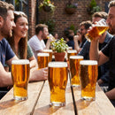 Nucleated Toughened Beer Glasses – 280ml CE Marked – Tulip Shape – Commercial Hospitality