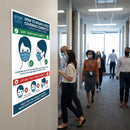 Face Covering Instruction Vinyl Sign – A4 – Customer Notice – Indoor Public Areas