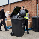 Wheelie Bin – 240L Black – High-Density Polythene – Domestic & Commercial Waste