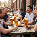 Beer Glasses – 370ml – Tall Contemporary Design – Home & Bar Use
