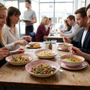 Organic Walled Bowls – 197mm Petal Pink – Super-Vitrified Ceramic – Commercial & Hospitality Use