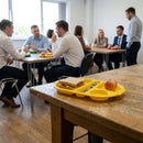 Polypropylene Compartment Food Trays – Yellow – Durable Polypropylene | 321mm – Commercial