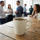 Chip Mugs – 11oz 100mm – Barley White Stoneware – Rustic Tableware for Restaurants & Cafes