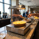 Electric Food Warmer – Stainless Steel Tiled Surface – Overhead Gantry Lamp – Buffet & Carvery Use