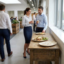 Oblong Plates – 260x150mm – Stonecast Opal | Durable Stoneware | Commercial Use
