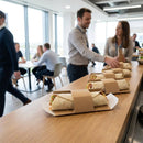 Compostable Tortilla Sleeves – 1000 Pack – Kraft Paper | Biodegradable | Food Safe – Commercial