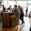 Bar Chairs – Soft Oak – Wooden Frame | Comfortable Seatpad | Indoor Use