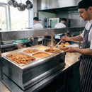 Bain Marie Base Unit – 600mm – Stainless Steel | 7 Pan Capacity | Commercial – Catering
