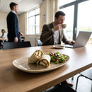 Oblong Plates – 220x130mm – Stonecast Opal | Durable Ceramic | Commercial – Indoor/Outdoor