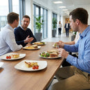 White Square Plates – 215mm – Durable Porcelain | 5mm Thickness | Commercial Grade – Indoor/Outdoor