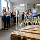 Champagne Glasses – 190ml – Clear Glass | 12 Pack – Indoor/Outdoor
