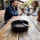 Melamine Ashtrays – 100mm Black – Virtually Unbreakable – Outdoor & Commercial Use