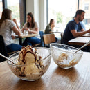 Bubble Sundae Glasses – 120mm – Embossed Vertical Lines – Dessert & Beverage Use