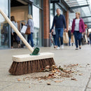 Wooden Broom Head – 12in – Stiff Bassine | Durable Wood | Commercial Use – Indoor