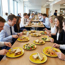 Steelite Slimline Plates – 230mm Yellow – Durable Stoneware | 6mm Thickness | Commercial – Indoor