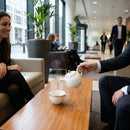 Tea For One Set – Burnished Gold Edging – Hand-Finished Porcelain – Luxury Dining & Hospitality