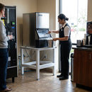 Undercounter Ice Maker Stand – Ergonomic Height Adjustment – Commercial Use