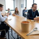 Recyclable Kraft Microwavable Soup Cups – 350ml – Paper | 500 Pack – Commercial | Indoor