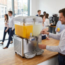 Chilled Drinks Dispenser – Twin Tank – Durable Plastic | 2 x 5L Capacity | Commercial – Indoor