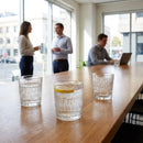 Glass Tumblers – 300ml – Contemporary Patterned Glass – Commercial & Home Use