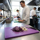 High Density Chopping Board – 600x450x12mm Purple – Polyethylene – Allergenic Food Prep