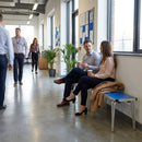 Contour Stacking Bench – 4ft Blue – Durable Plastic | Lightweight | Commercial – Indoor/Outdoor