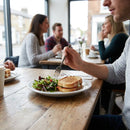 Narrow Rimmed Plates – 180mm – White Porcelain | 12 Pack – Commercial Use