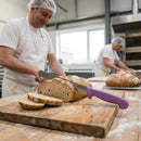 Hygienic Bread Knife – 20cm Purple – Stainless Steel | 2mm Thickness | Commercial Grade – Indoor