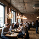 Edison Wire Pendant Light – Copper – Metal | 1 Wire | Indoor Use – Commercial & Domestic