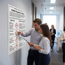 COSHH Regulations Sign – Adhesive Backing – Safety Notice – Workplace Compliance
