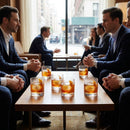 Double Old Fashioned Glasses – 6 Pack – Vertical Optic Design – Home & Bar Use