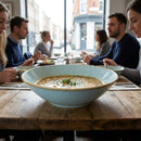 Deep Coupe Bowls – 205mm Duck Egg – Super-Vitrified Porcelain – Restaurant & Catering