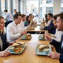Stonecast Platters – 260x200mm Duck Egg Blue – Durable Stoneware | 6 Pack – Commercial