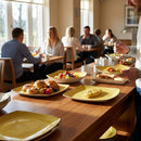 Deep Square Plates – 260mm Mustard Seed Yellow – Hand-Finished Ceramic – Commercial & Home Dining