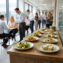 Green Coupe Plates – 165mm – Semi-Matte Vellum Glaze, Rustic Edge – Commercial Hospitality