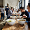 White Rice Bowls – 110mm – High-Quality Porcelain – Commercial Use
