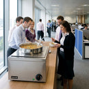 Electric Bain Marie Food Warmer – Single Circular Pot – Adjustable Thermostat – Commercial Kitchen & Buffet Use