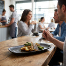 Oblong Plates – 280 x 152mm – Semi-Matte Vellum Glaze, Rustic Edge – Commercial Hospitality